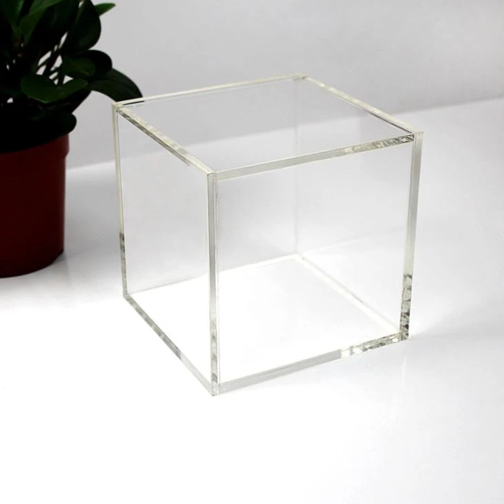 Tabletop Clear Acrylic Storage Boxes Plastic Storage Containers