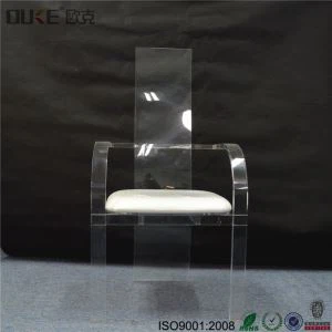 Engroshandel Ny Design Personlig Klar Perspex Akryl Spisestole