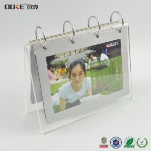 Fremragende Kvalitet Desktop Akryl Kalender Holder Desk Kalender Stand