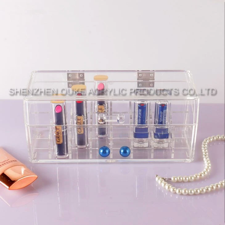 Acrylic Storage Box Clear Makeup\Cosmetic Box With Lid For Sale