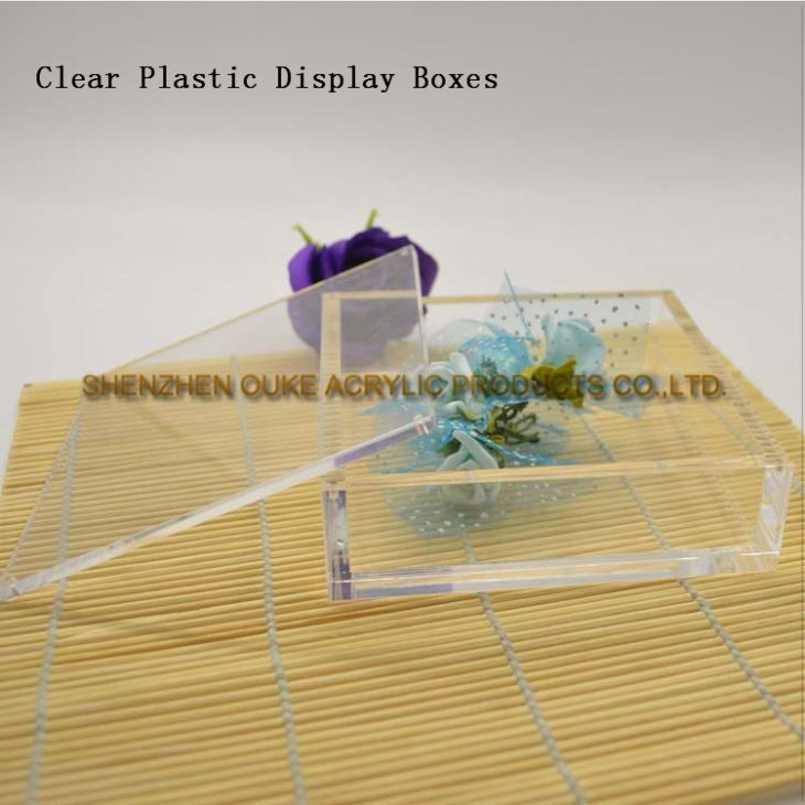 Online Hot Sale Custom Acrylic Box With Lid Perspex Display Box