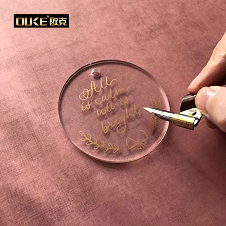 Clear Acrylic Sign With UV Printed