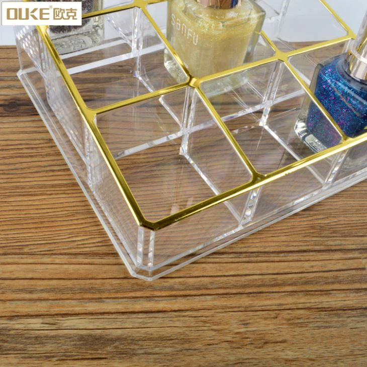 Injection Molding Clear Acrylic Nail Polish Organizer
