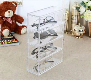 Klar akryl sunglass organizer