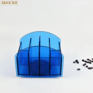 Countertop Blue Acrylic Document Holder