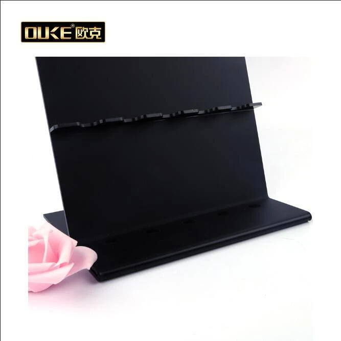 Acrylic 6 Holes Make-up Sets Display Stand